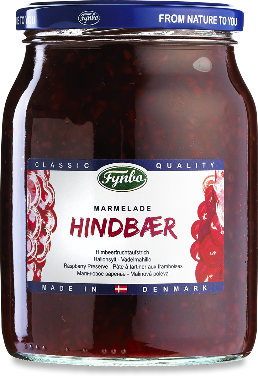 Fynbo hindbærmarmelade 400 g