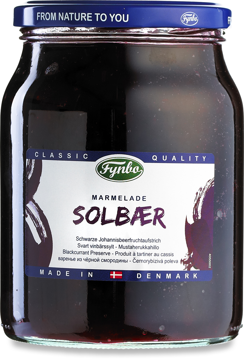 Fynbo solbærmarmelade 750 g