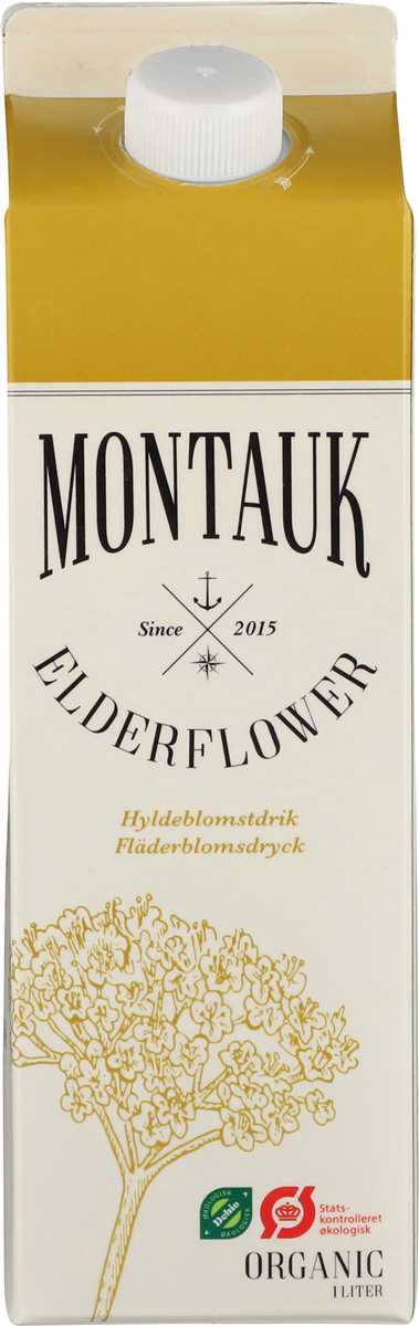 Montauk elderflower øko 1000 ml