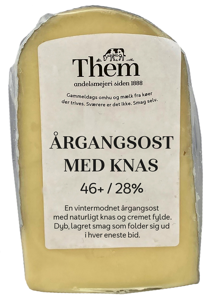 Årgangsost med knas 46+ ca 620 g