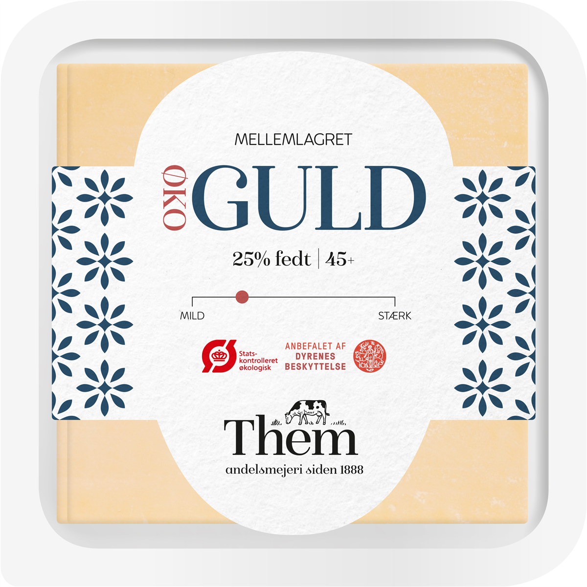 Them Skiveost 45+ økologisk 175 g