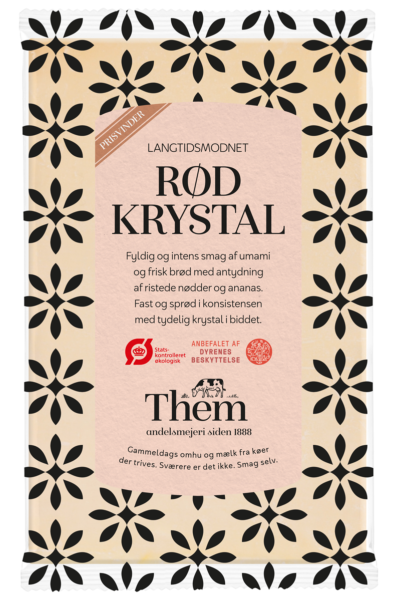 Them Rød Krystal Øko