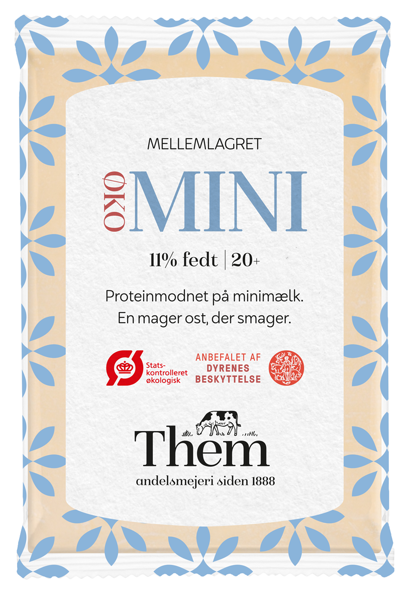 Them Mini Ost 20+ Økologisk