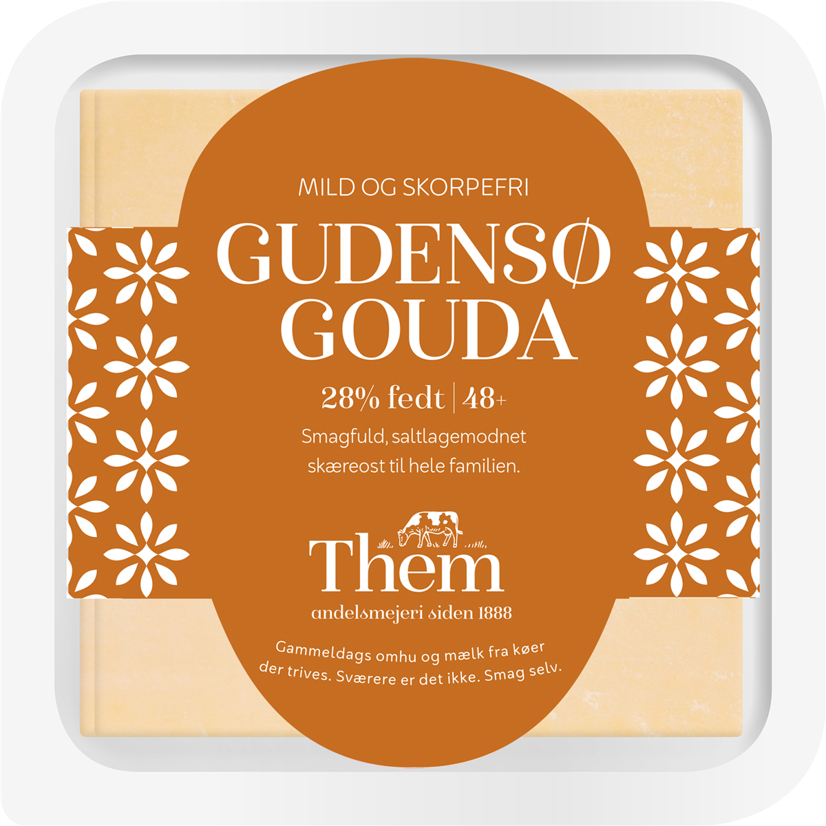 Them Gudensø Gouda 48+ Økologisk Skiver