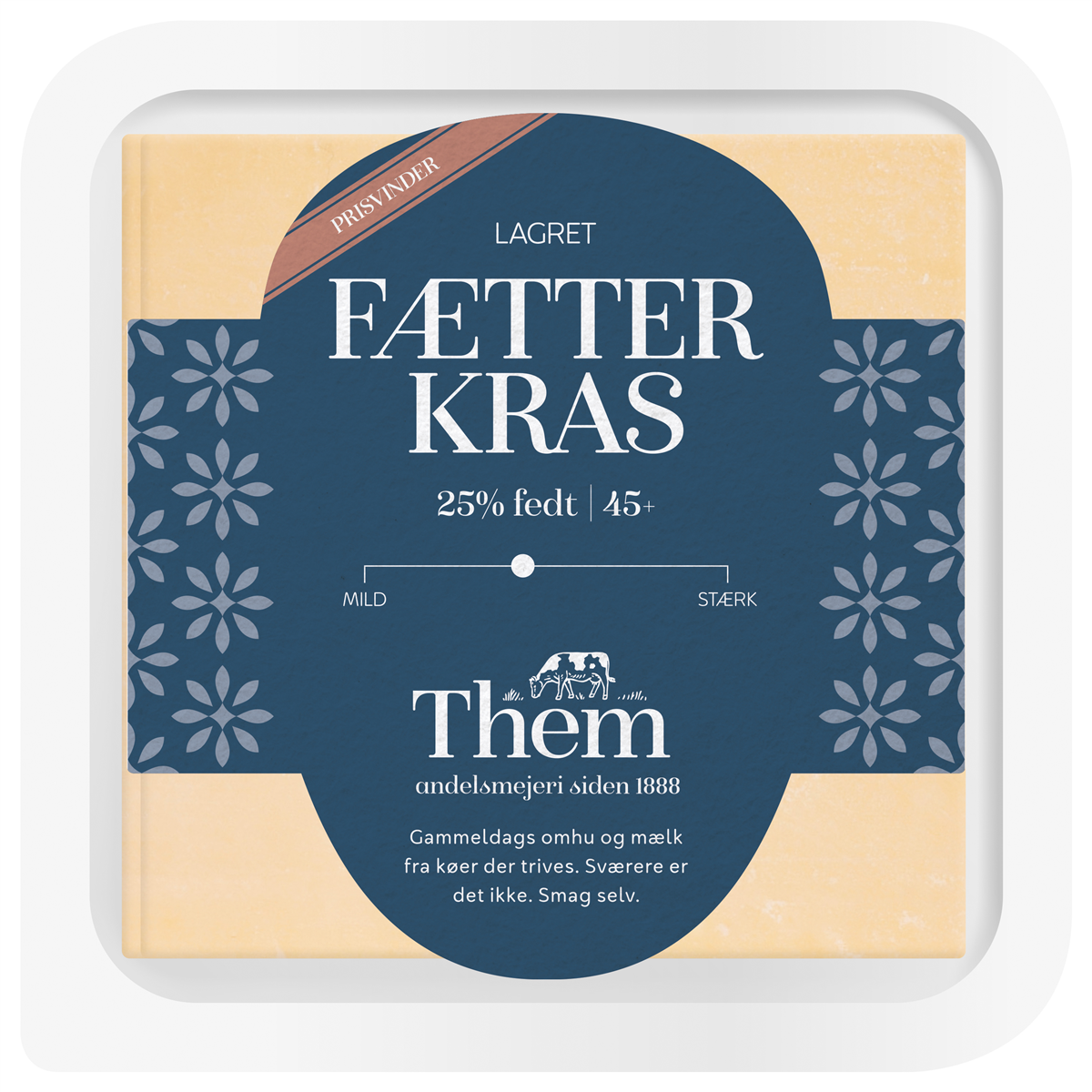 Fætter Kras 45+ L skiveost 150 g