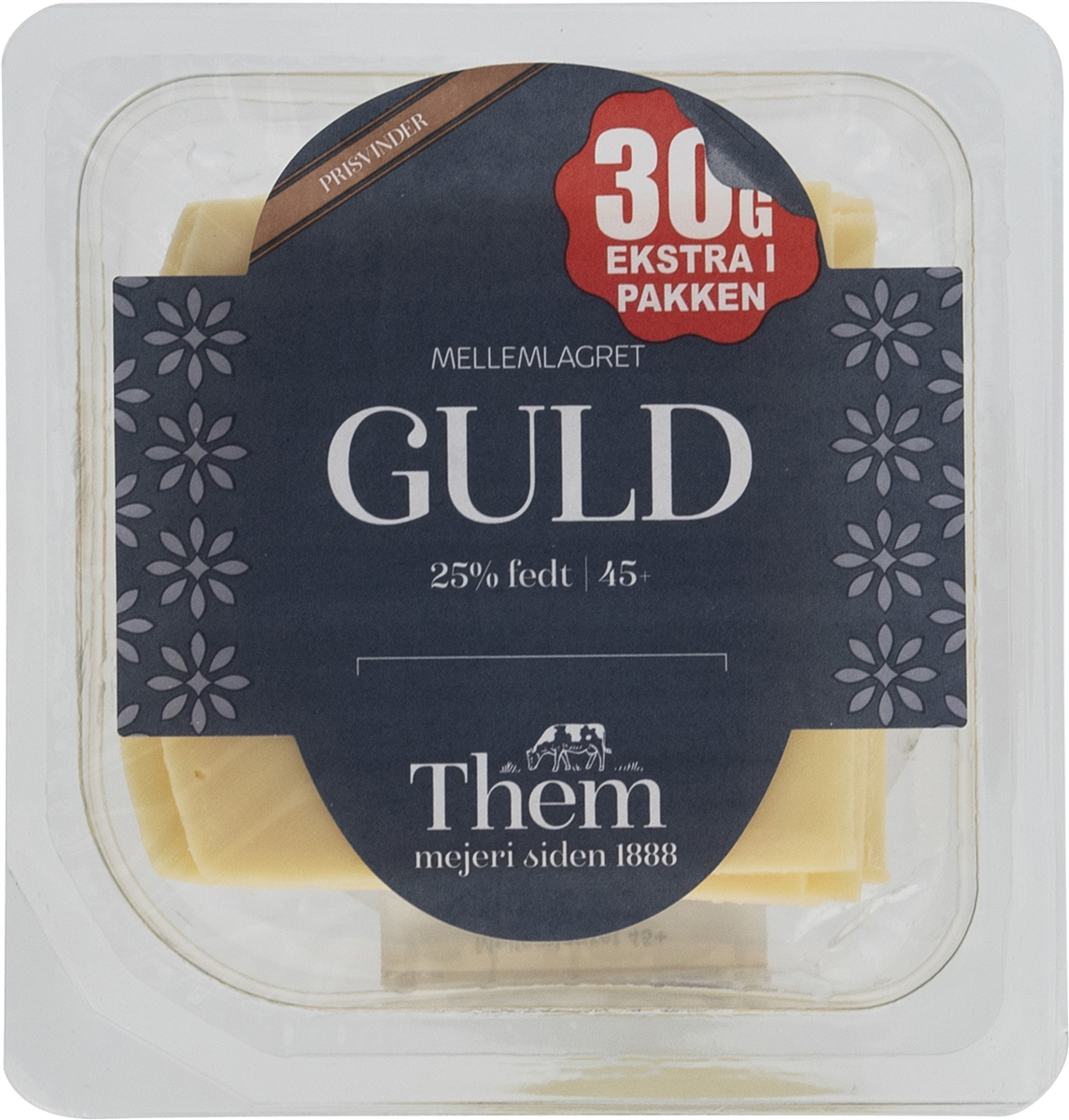 Them Guld Ost i skiver 45+ 250 g