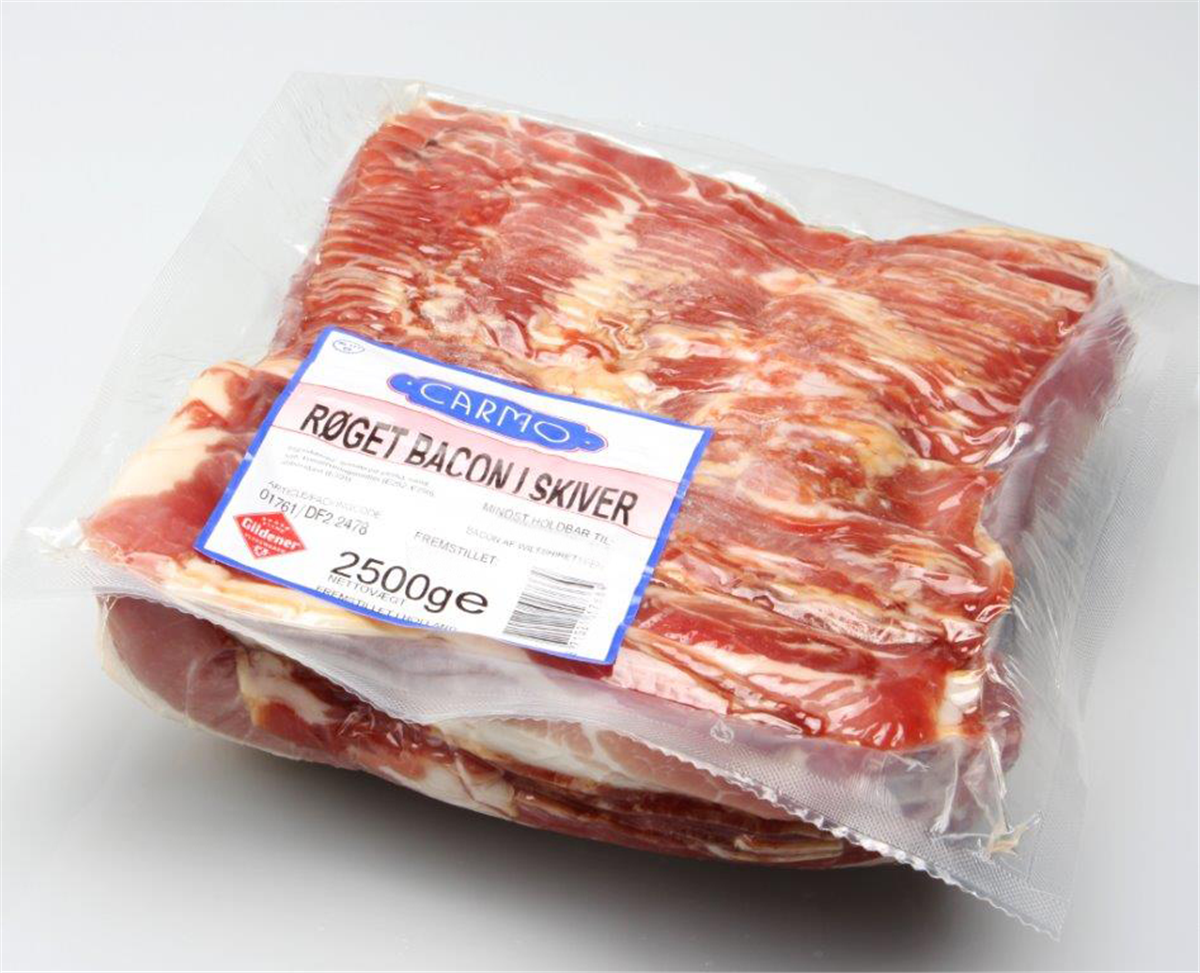 Røget bacon i skiver 140 g