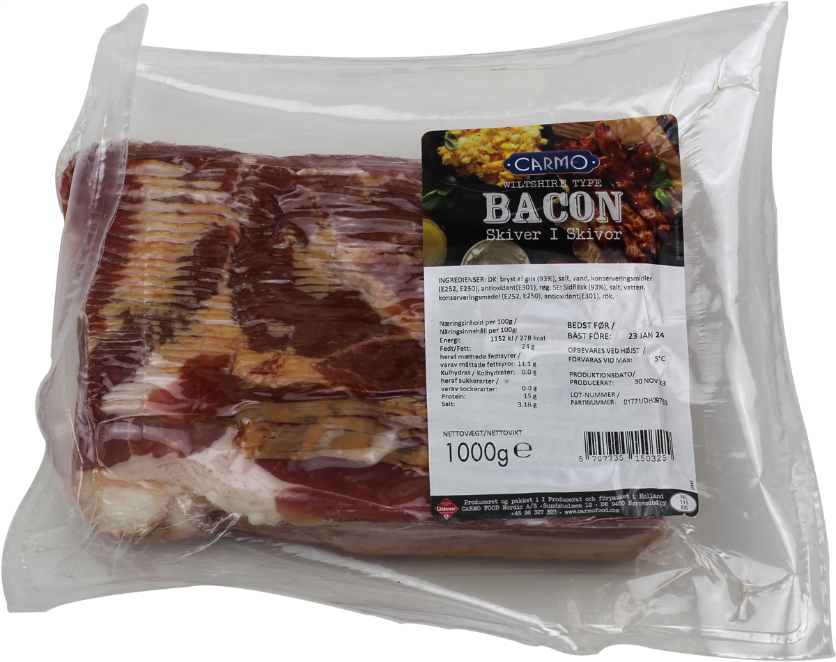 Røget bacon i tern 140 g