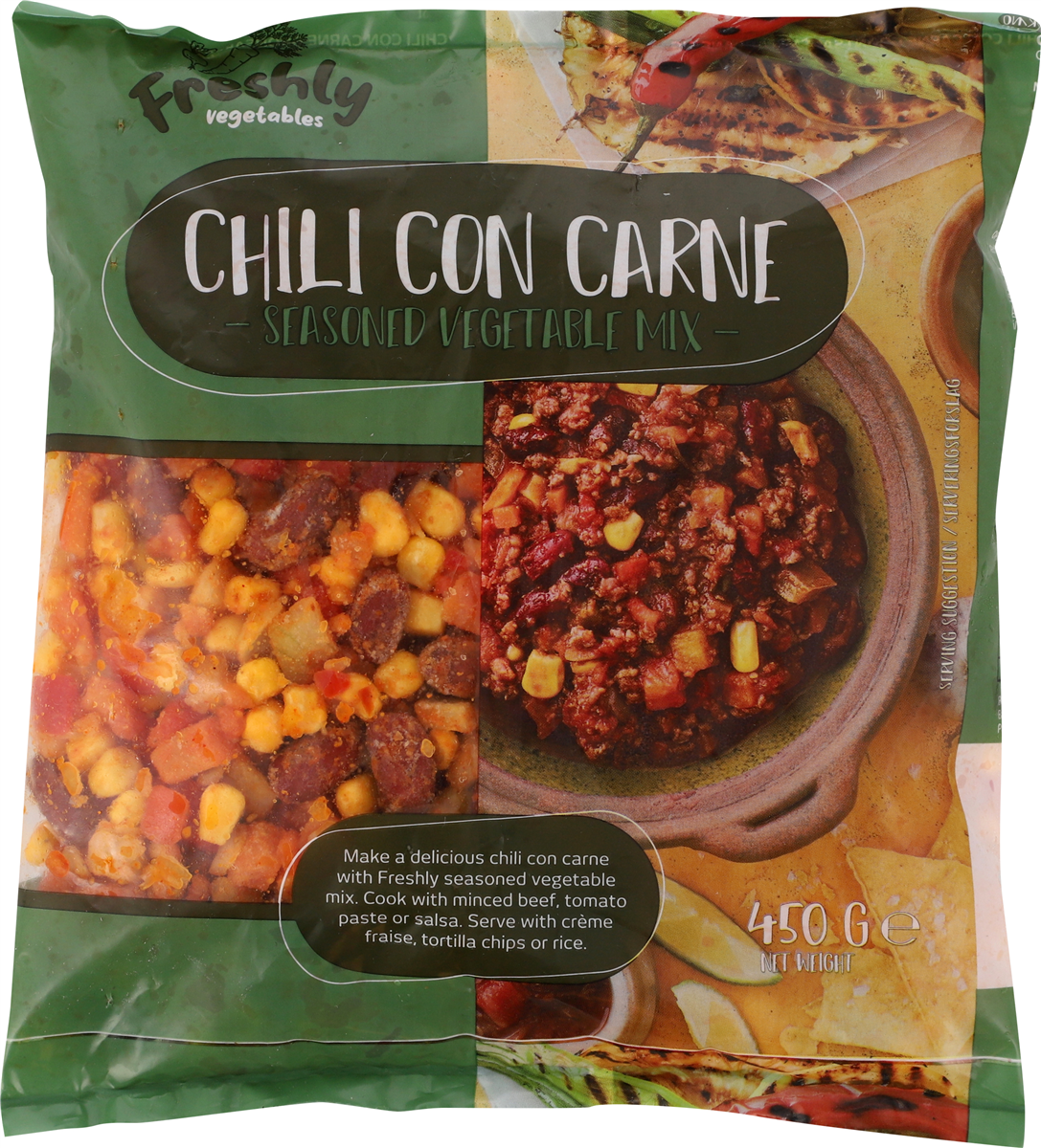 Grøntsagsmix Chili Con Carne