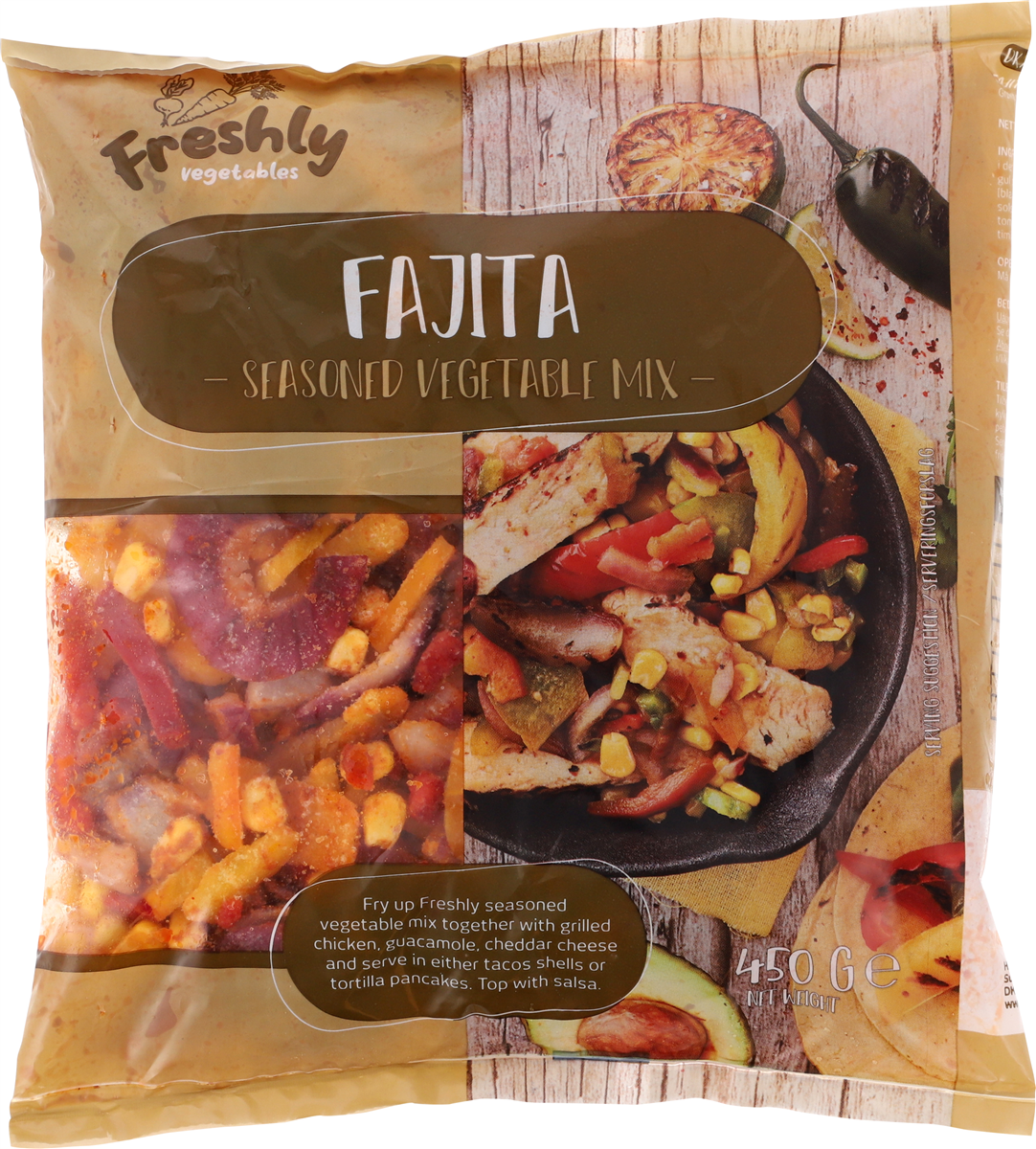 Grøntsagsmix Fajitas 450 g