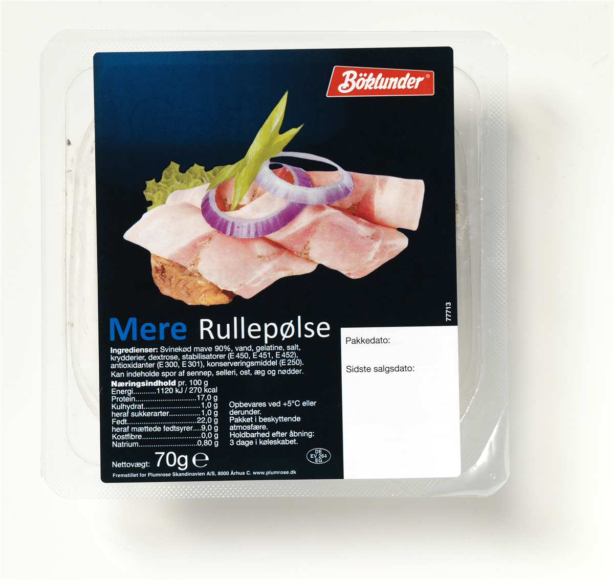 Bíklunder rullepølse 70 g