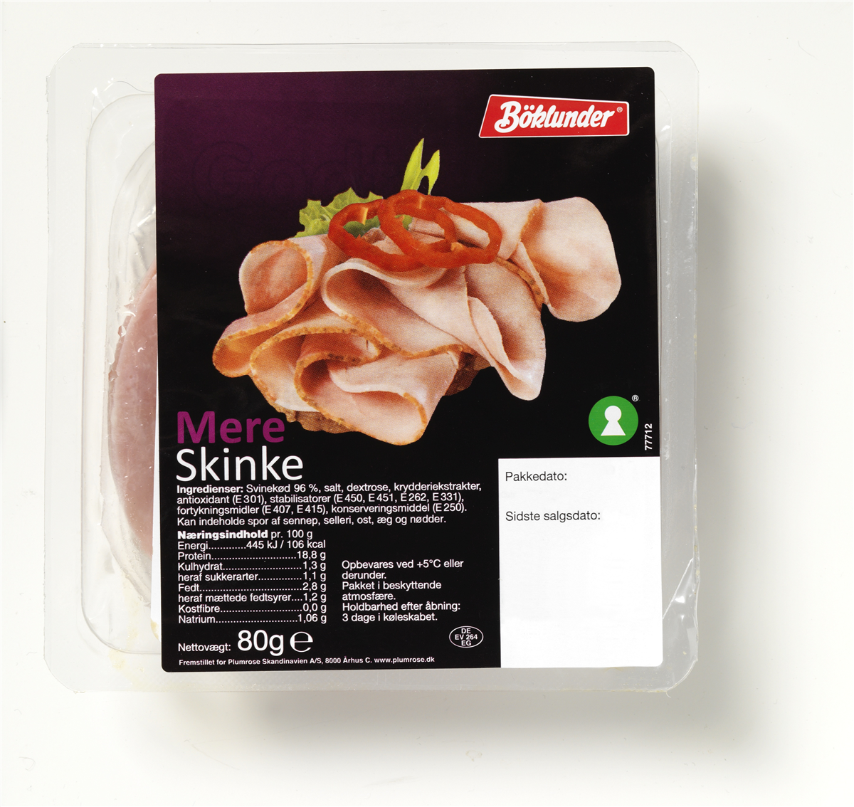 Bíklunder kogt skinke 100 g