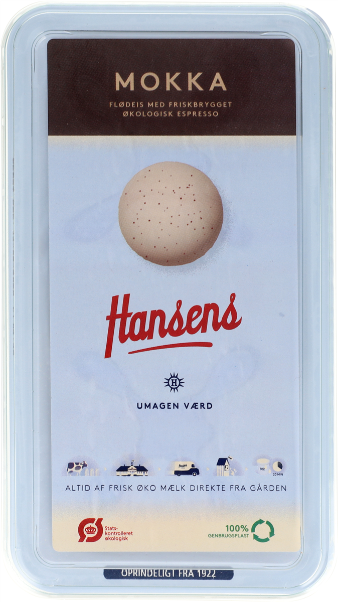 Hansens Mokka Flødeis Øko