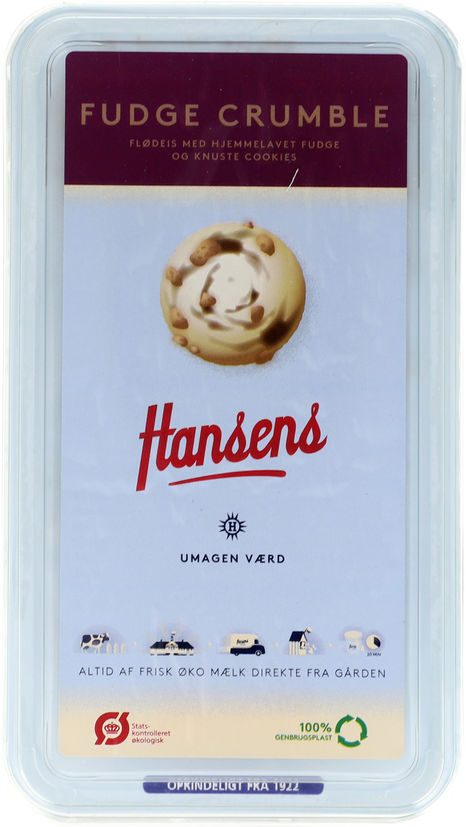 Hansens Fudge/Crumble Øko