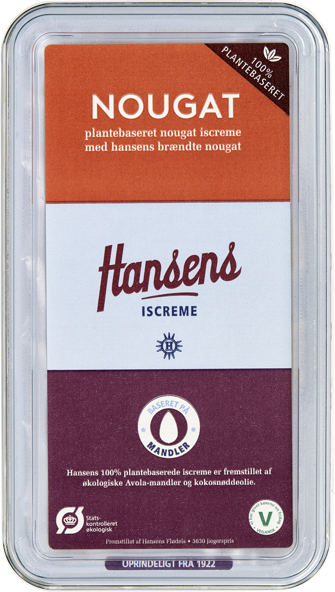 Hansens is nougat øko 725 ml
