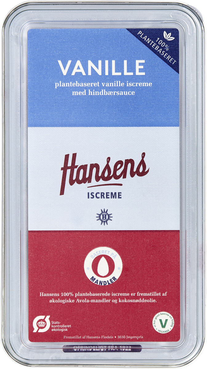 Hansens is vanille øko 725 ml