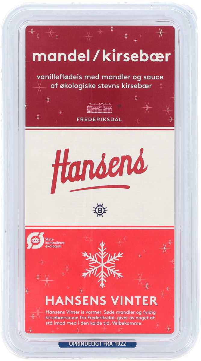 Hansens mandel/kirse øko 500 ml