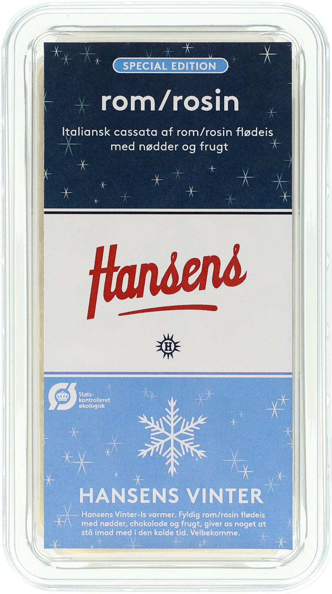 Hansens rom/rosin øko 500 ml