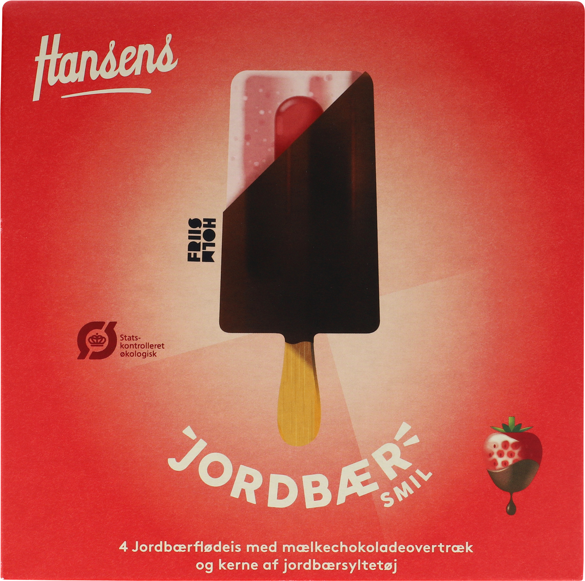 Hansens Jordbærsmil Økologisk