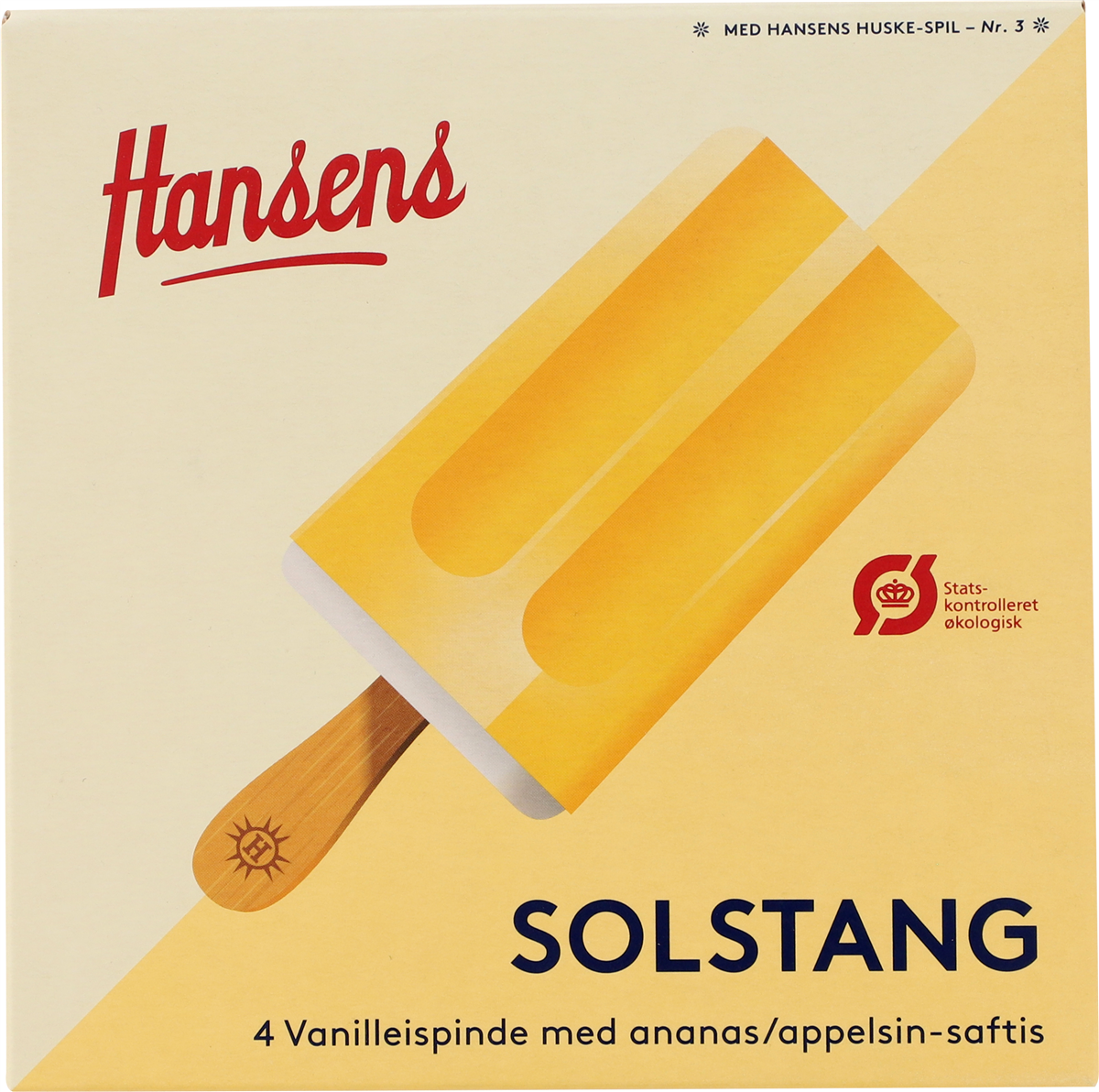 Hansens Solstang Øko 4 stk