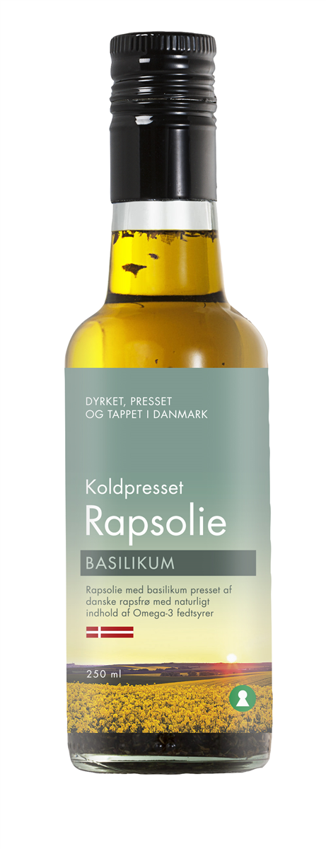 Koldpr Rapsolie Basilikum