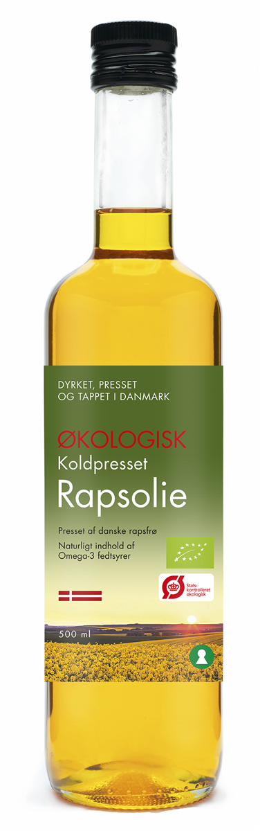 Rapsolie Koldpresset Øko 500 ml