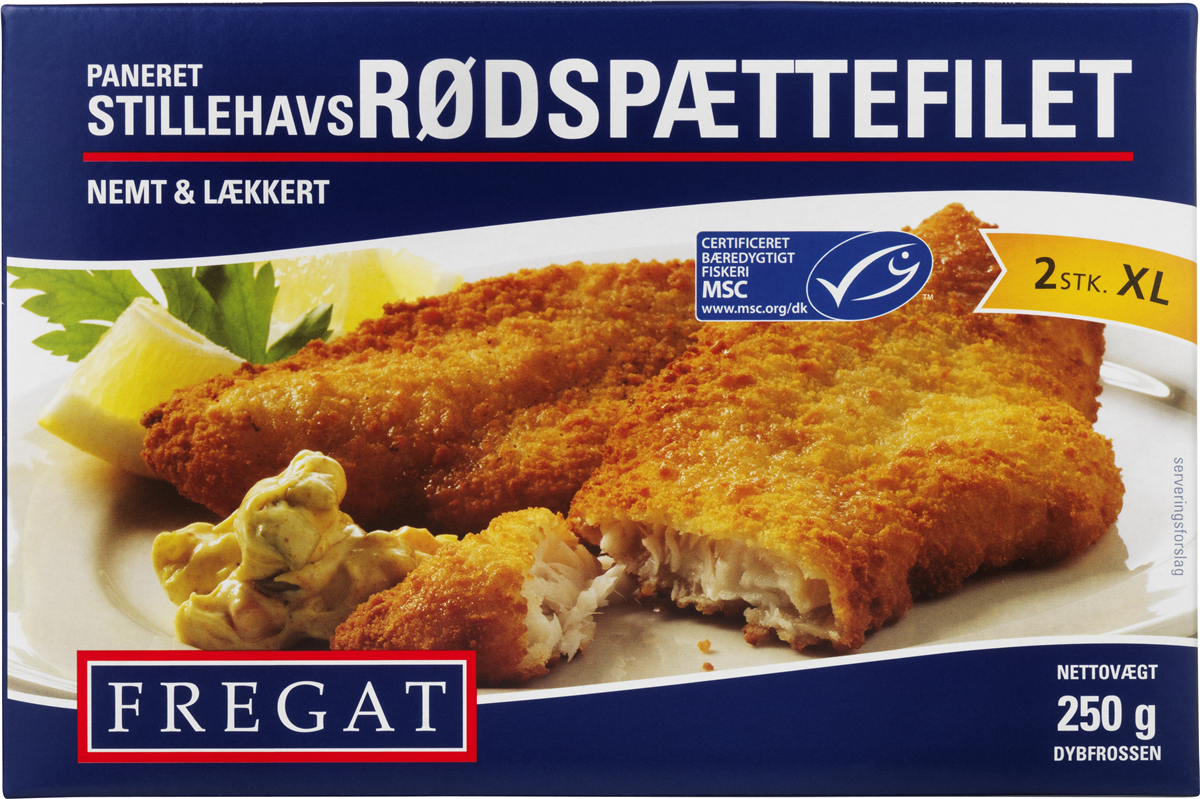 Rødspætte filet paneret 400 g