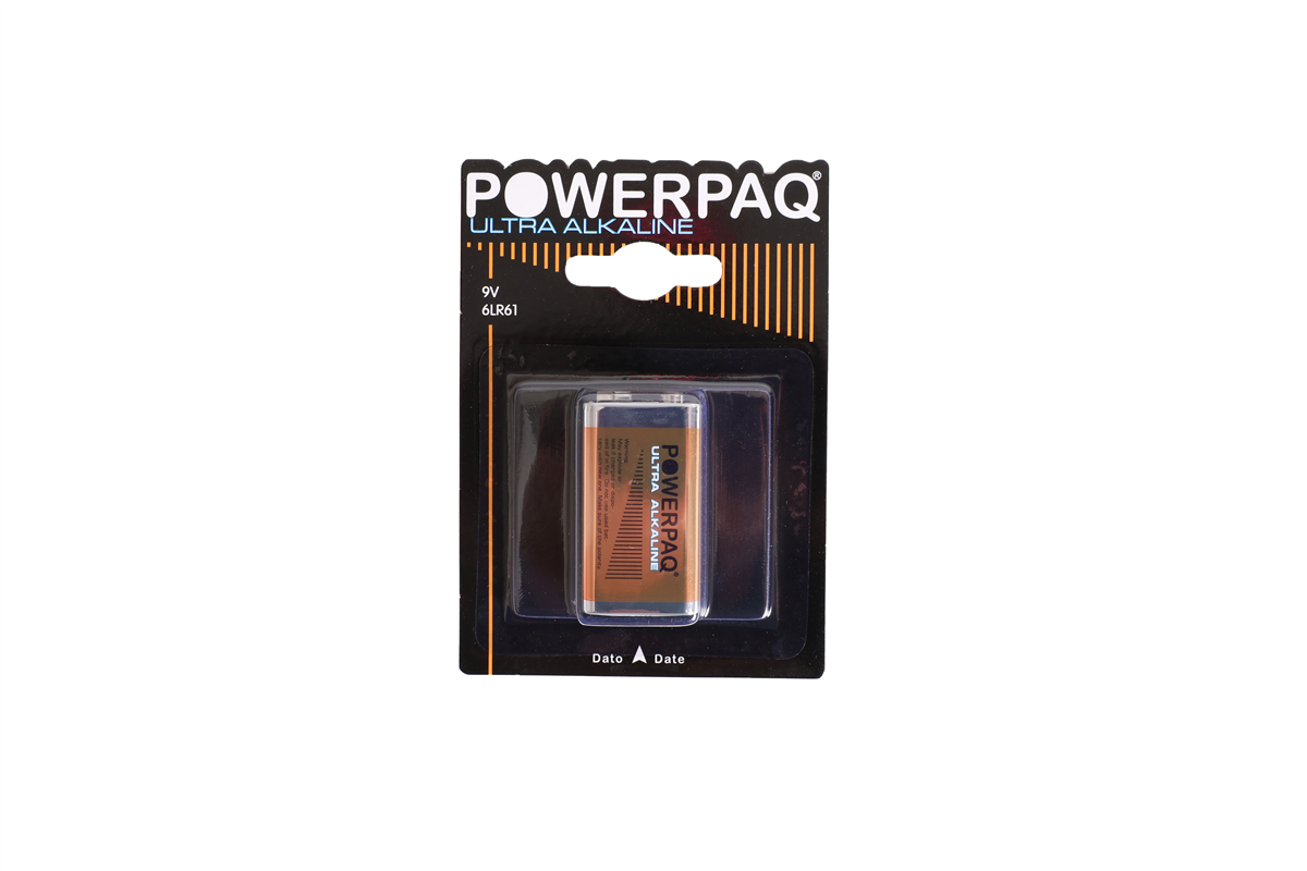 Powerpaq Batteri 9V 6LR61 1 stk