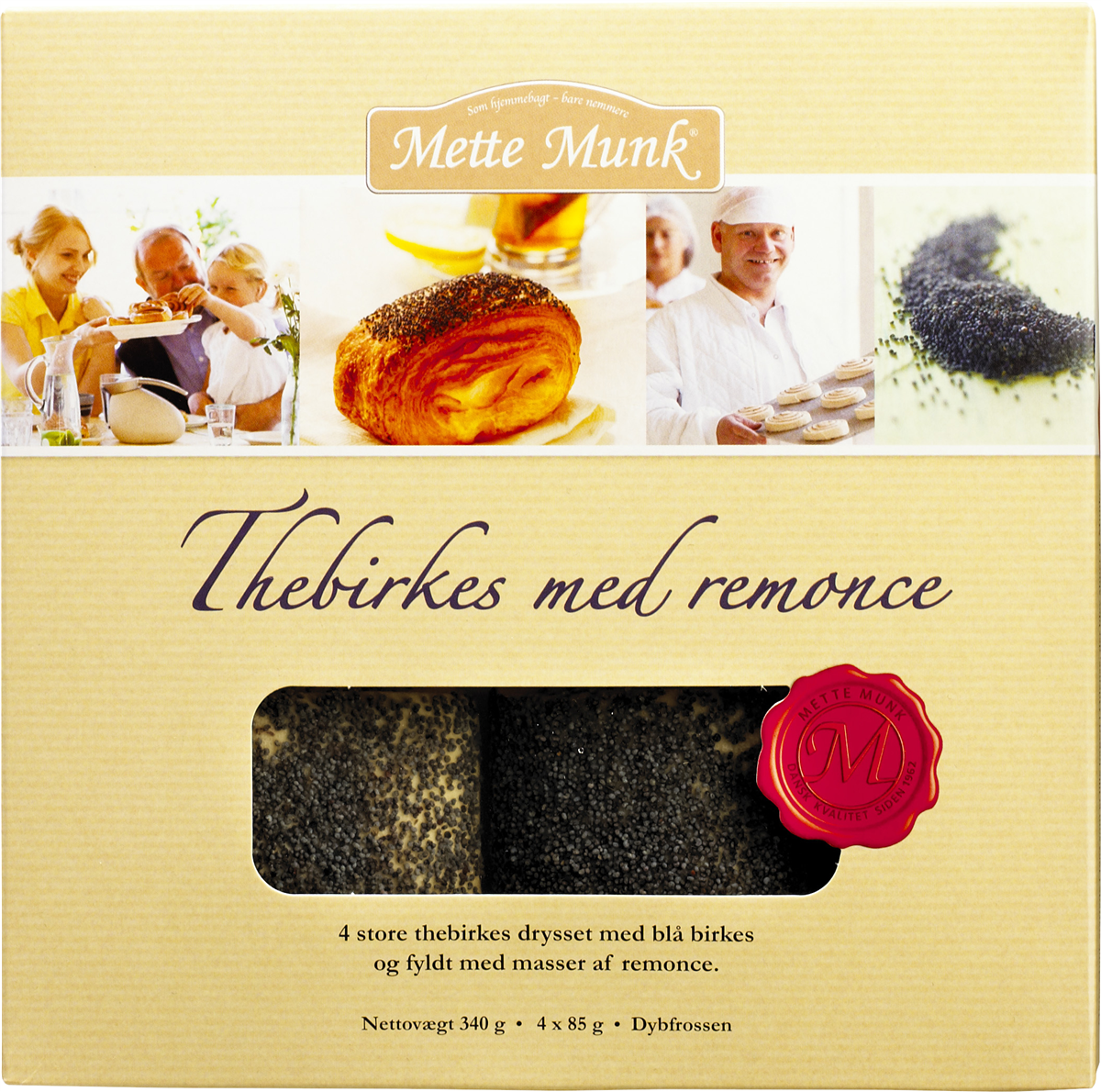 Mette Munk tebirkes 4 stk 4 stk.