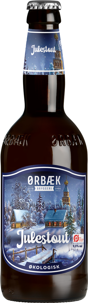Ørbæk julestout 9,5% øko 750 ml