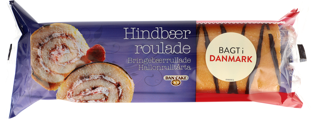 Dan Cake Hindbærroulade m/creme 300 g