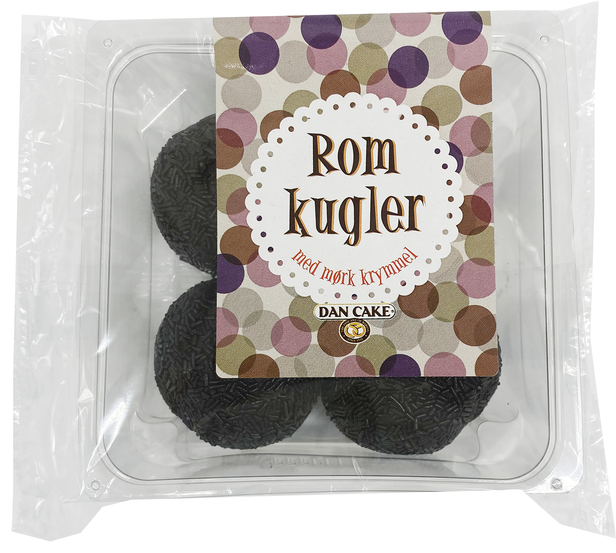 Romkugler m/krymmel 4 st 280 g