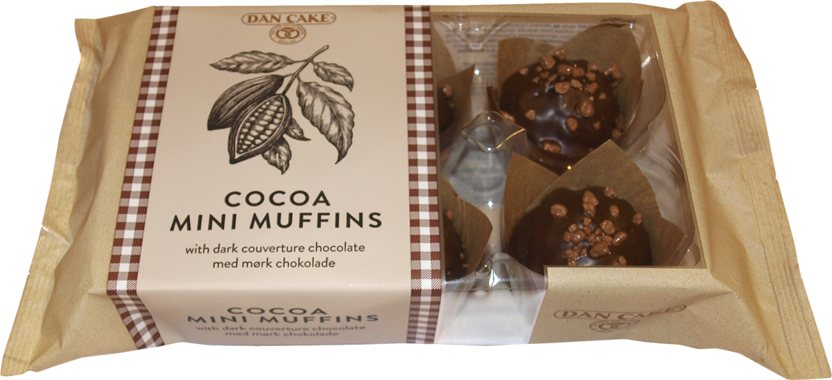 Dan Cake DC mini muffins m/kakao 210 g