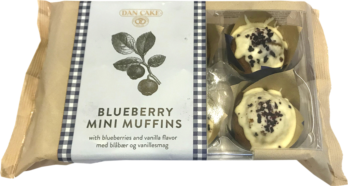 Dan Cake Dc mini muffins blåbær 210 g