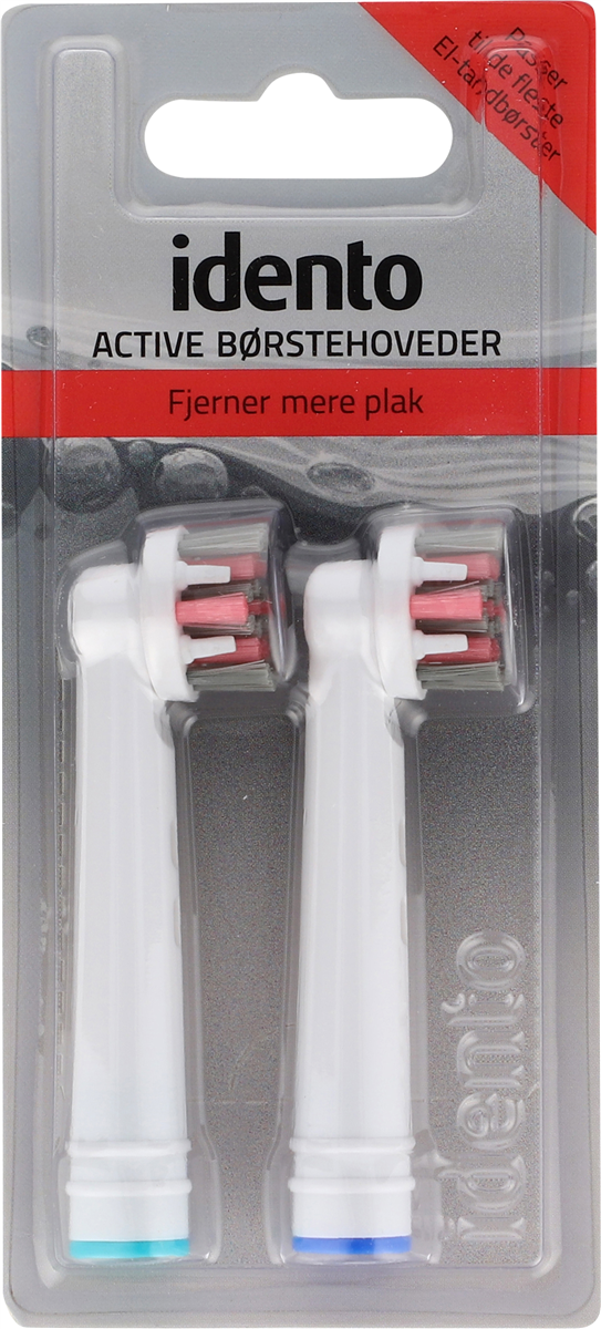 Idento Active tandbørstehoveder 2 stk