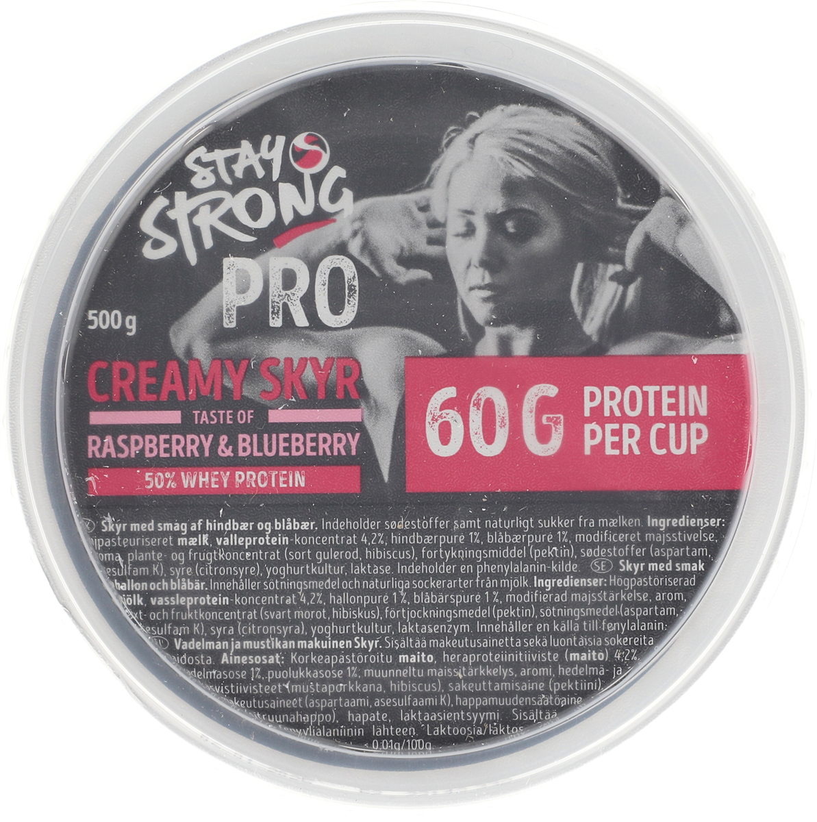 Stay Strong skyr hind blåb 500 g
