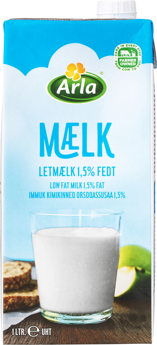 Arla Letmælk 1,5% UHT