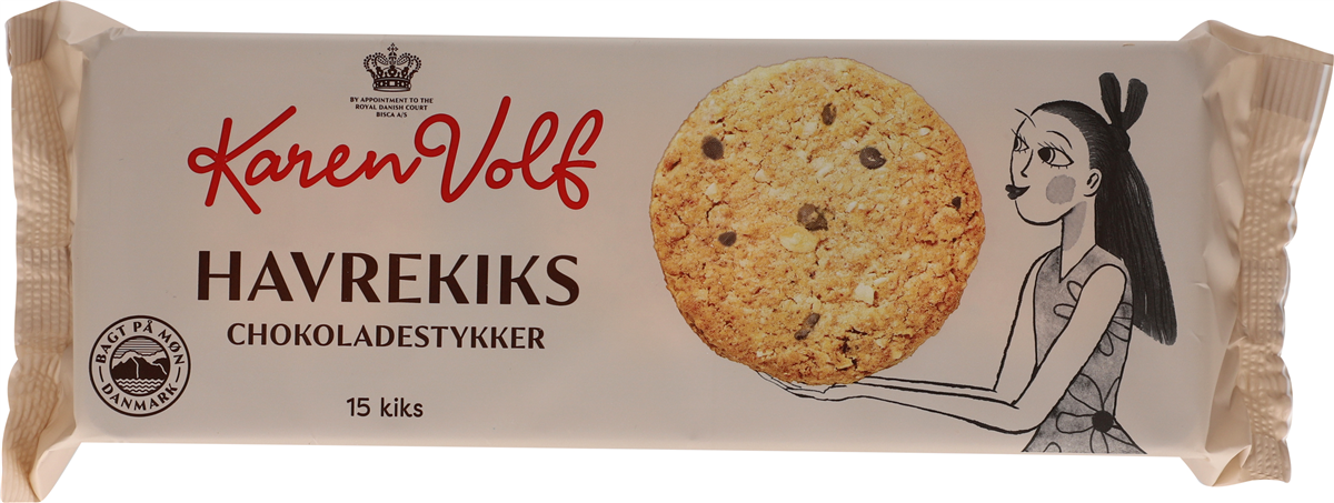 K.V. Havrekiks Choc Chip