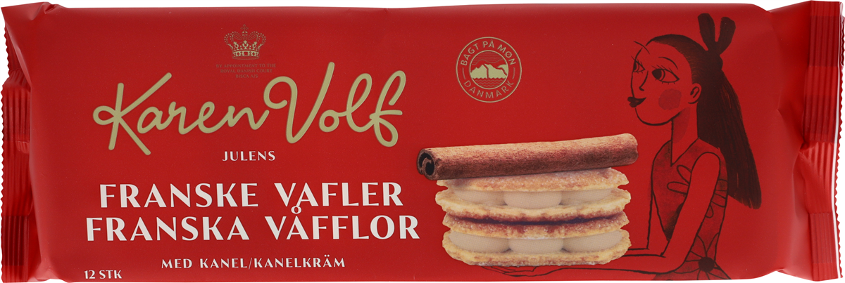 Karen Volf K.V. franske vafler kanel 160 g