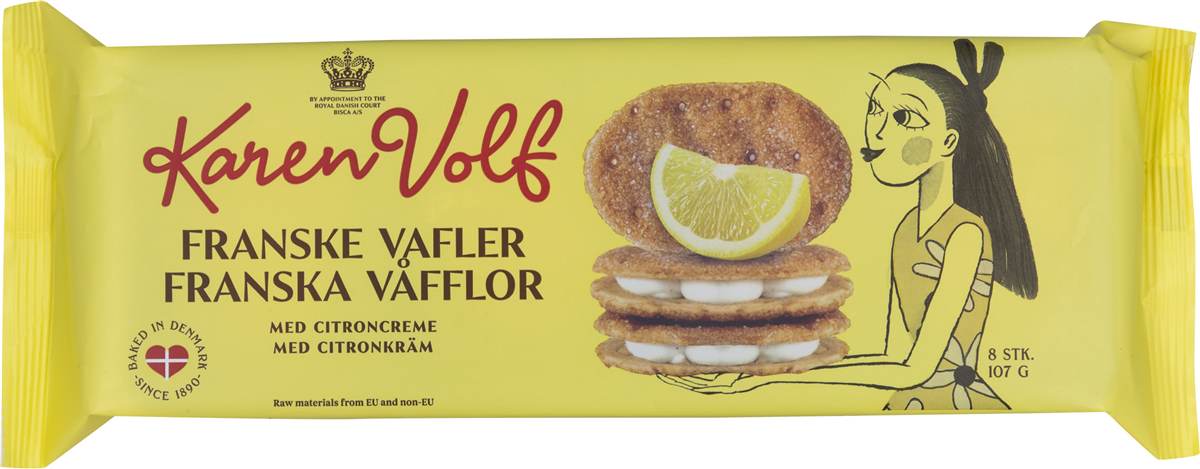 K.V. Franske Vafler Citron