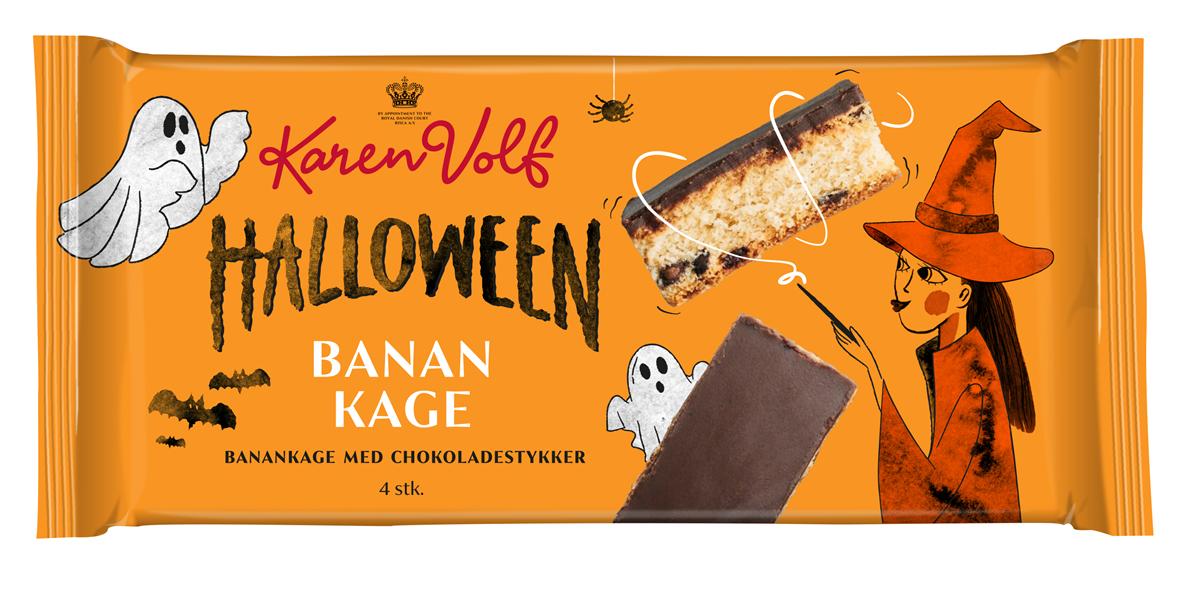 K.V. Halloween Banankage 150 g