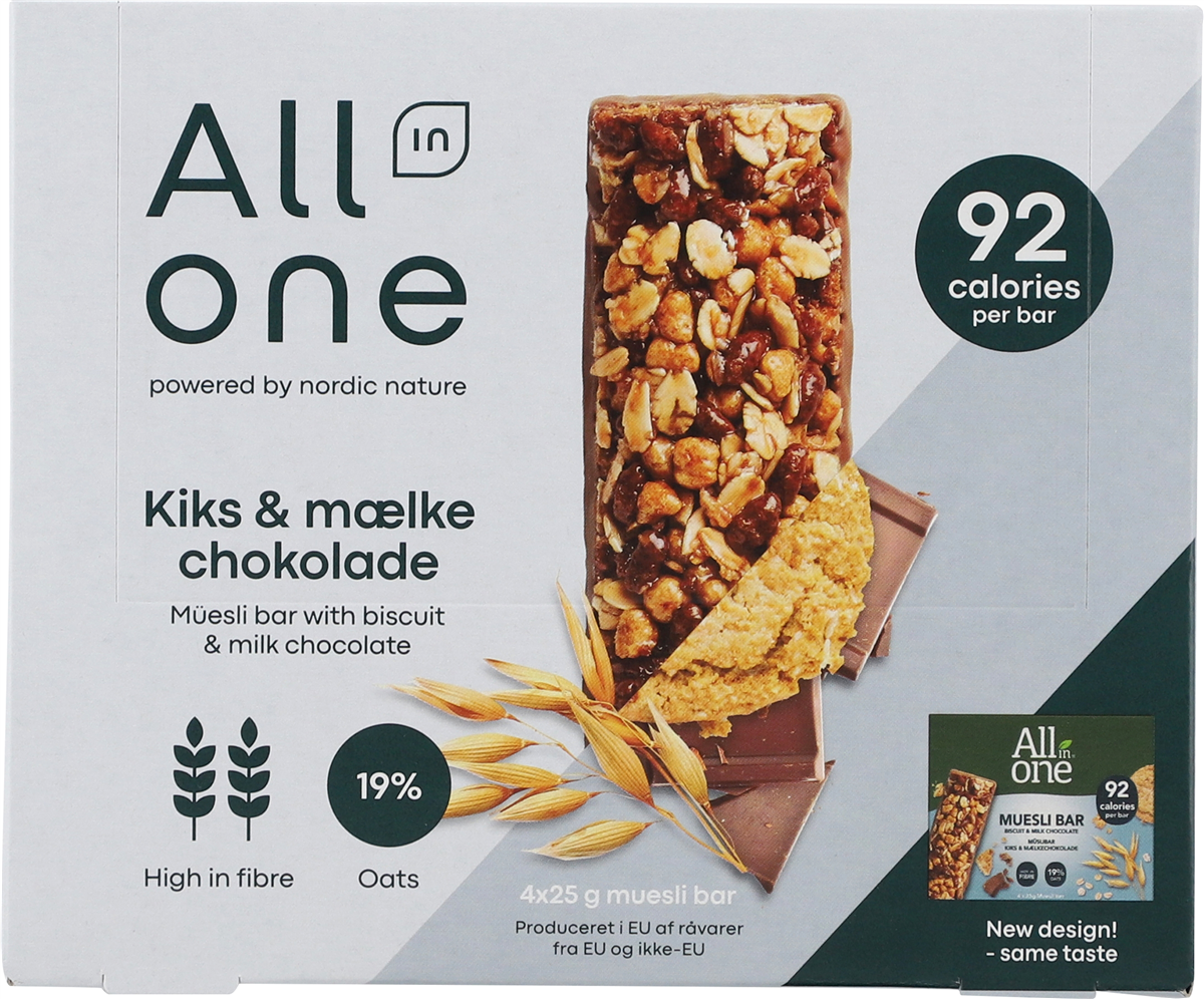 Karen Volf K.V. muslibars biscuit 4 pk 4 stk.