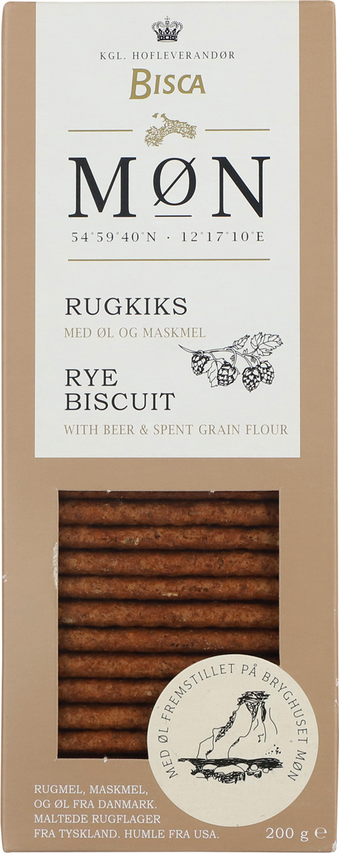 K.V. Rugkiks Møn Med Øl 200 g