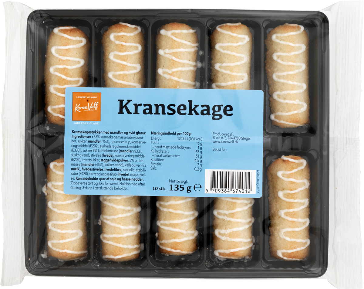 Kransekage 10 stk 10 stk.