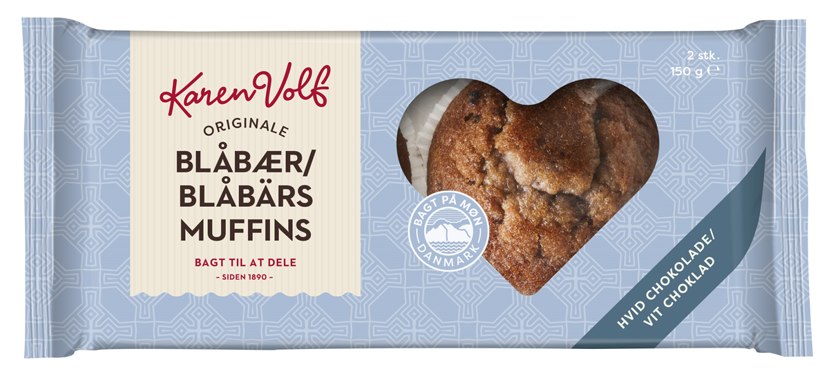 Karen Volf K.V. blåbær muffins 150 g