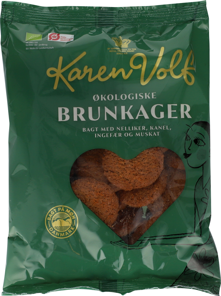 Karen Volf K.V. brunkager øko 165 g
