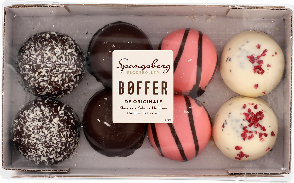 Bøffer flødeboller 8 st pl 180 g