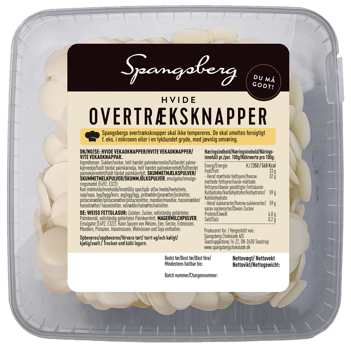 Spangsberg Knapper Hvide