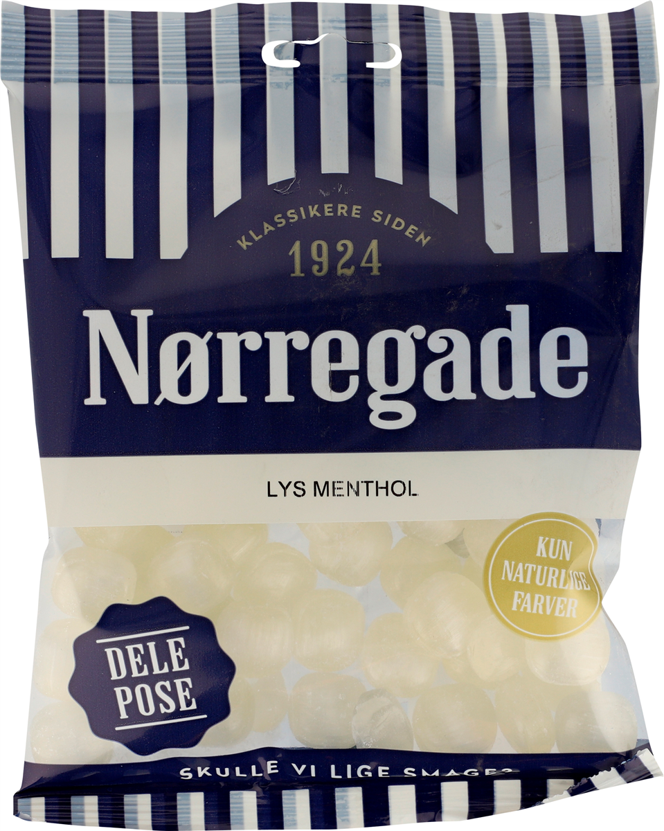 Nørregade lys menthol 100 g