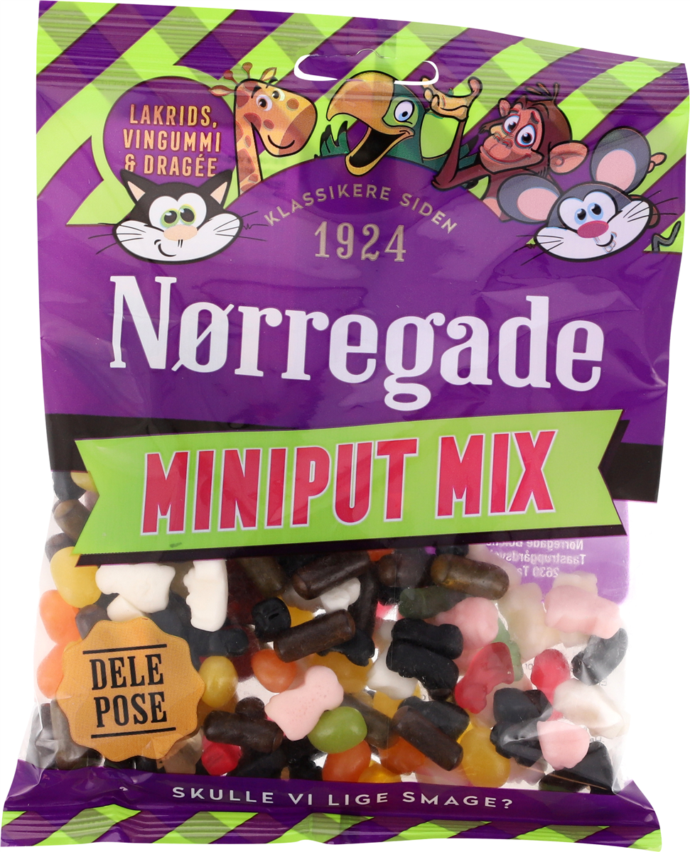 Nørregade miniput mix 160 g